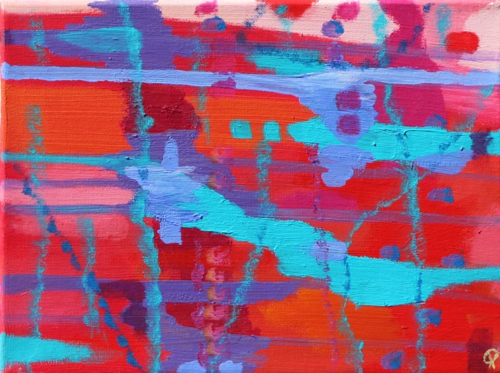FLORIDA COAST 2, Russell Steven Powell acrylic on canvas, 11×14